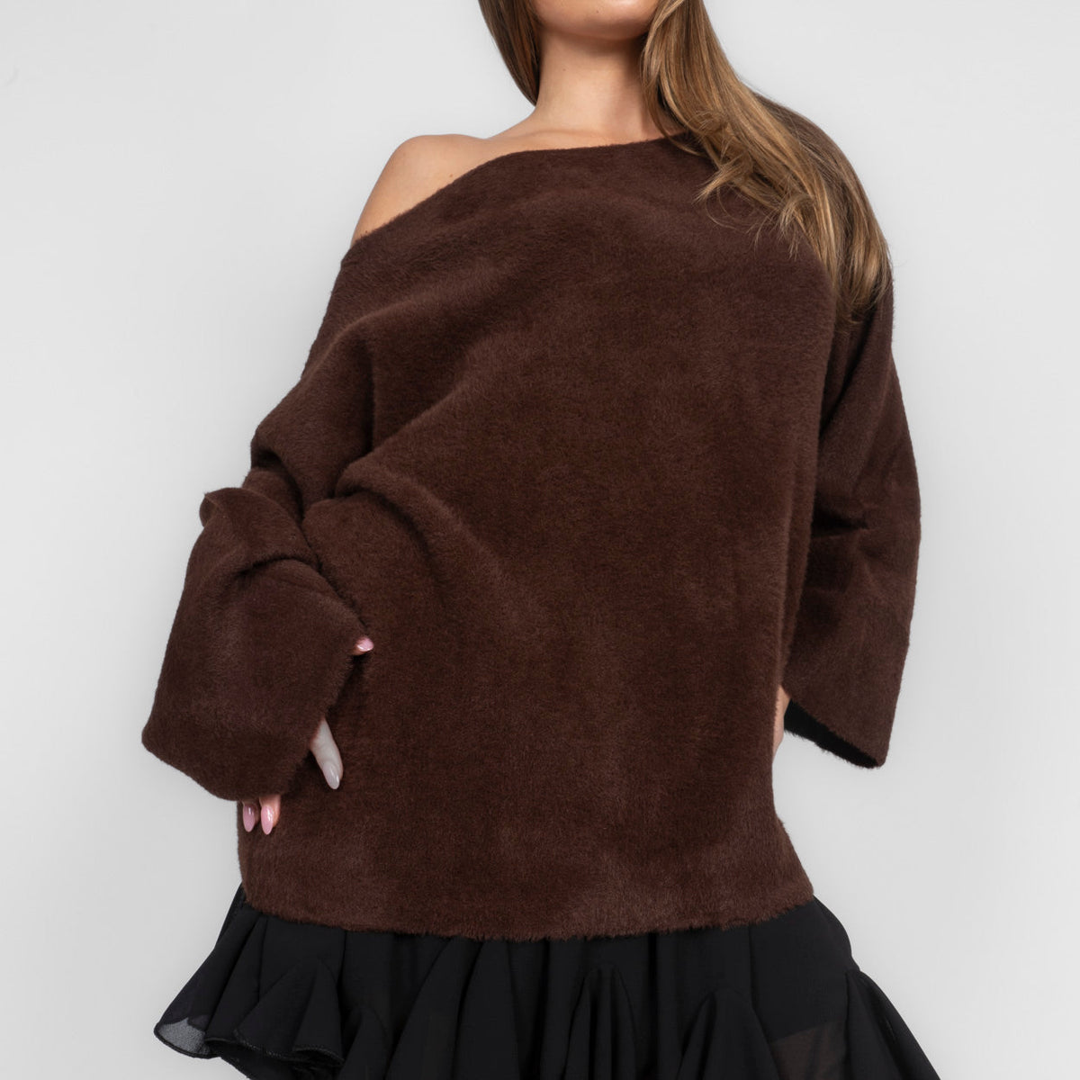 Ultra-Soft Off-Shoulder Knit