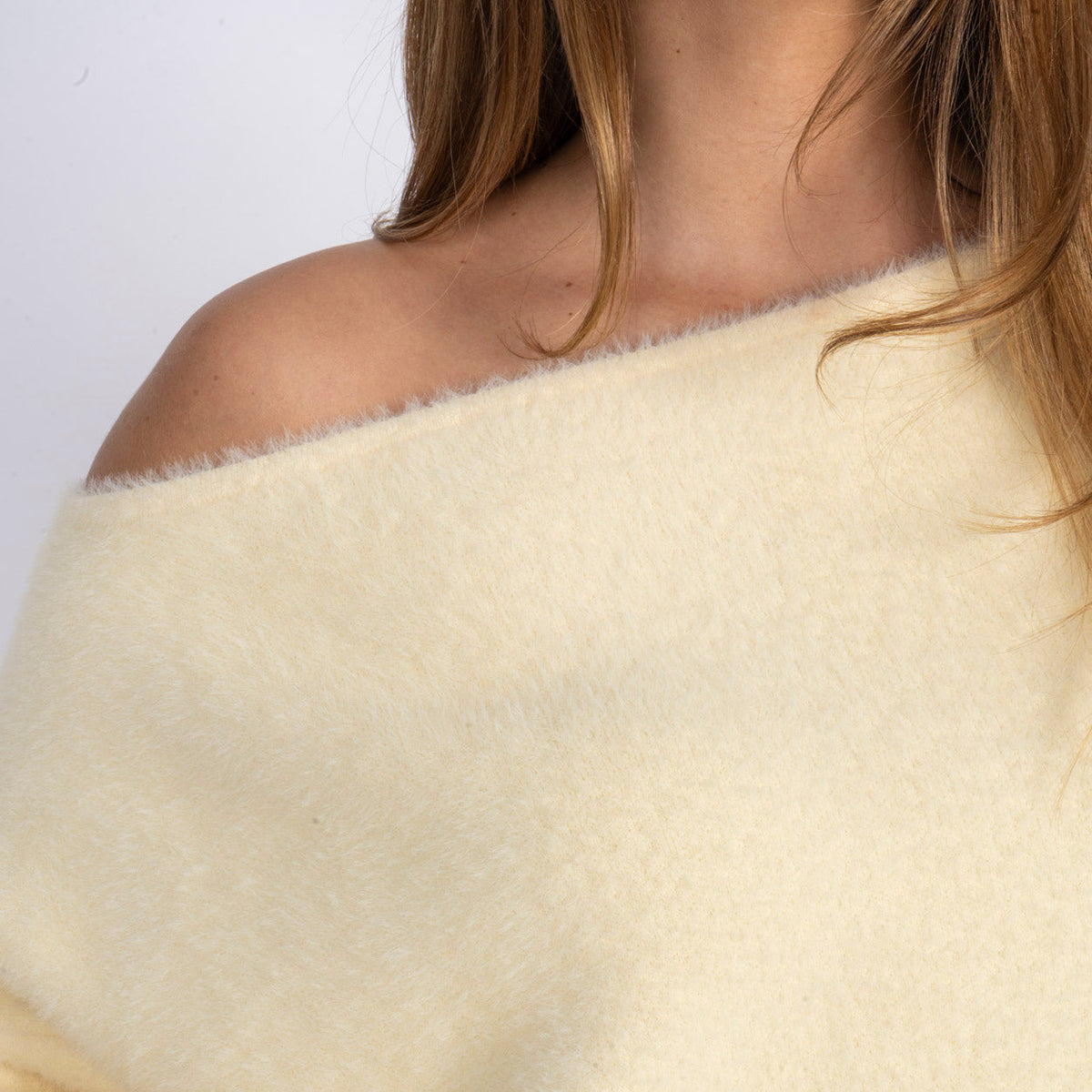 Ultra-Soft Off-Shoulder Knit