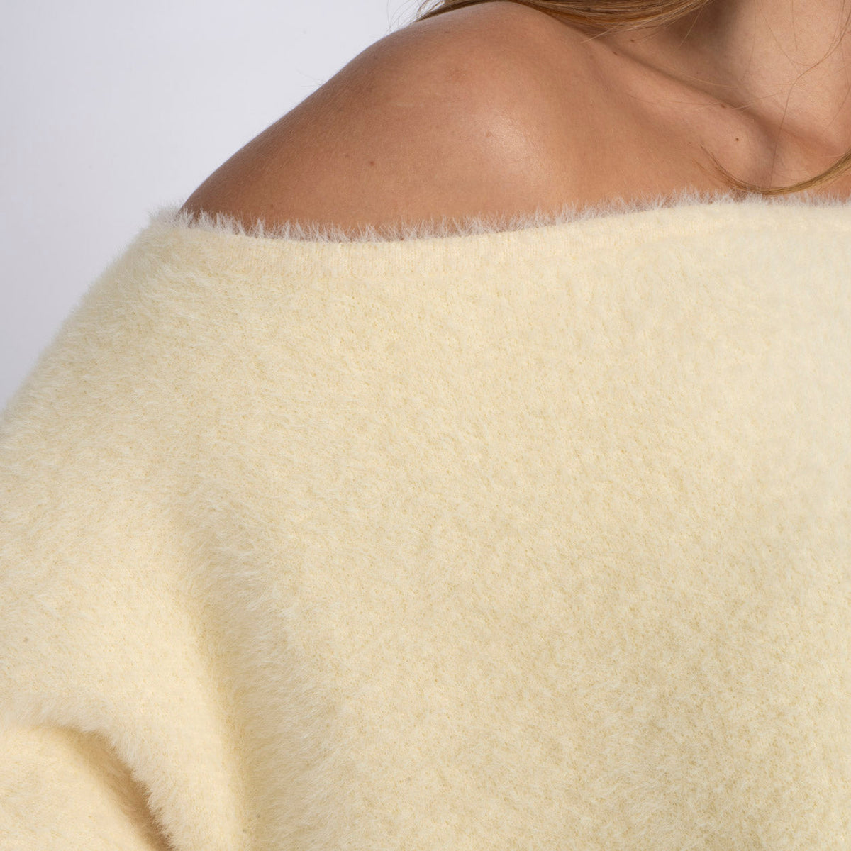 Ultra-Soft Off-Shoulder Knit
