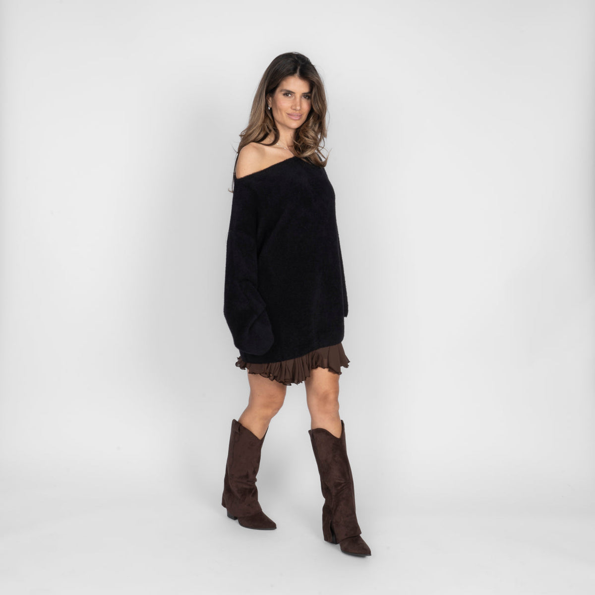 Ultra-Soft Off-Shoulder Knit