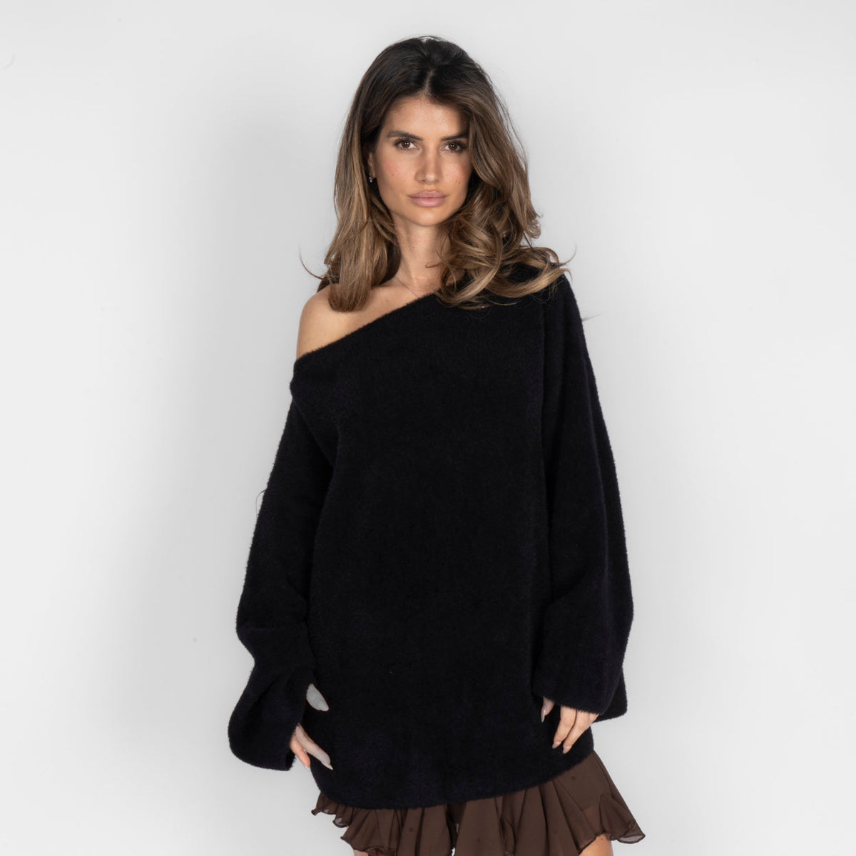 Ultra-Soft Off-Shoulder Knit