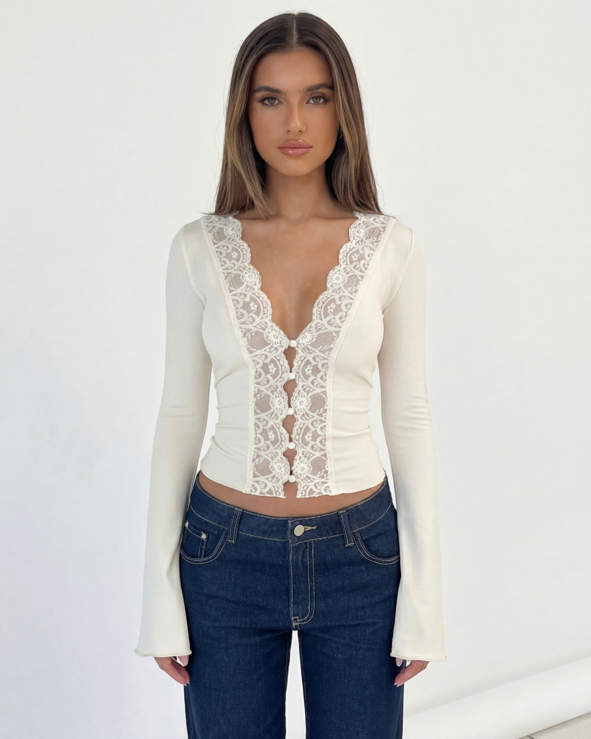 Lace Muse Long Sleeve Top