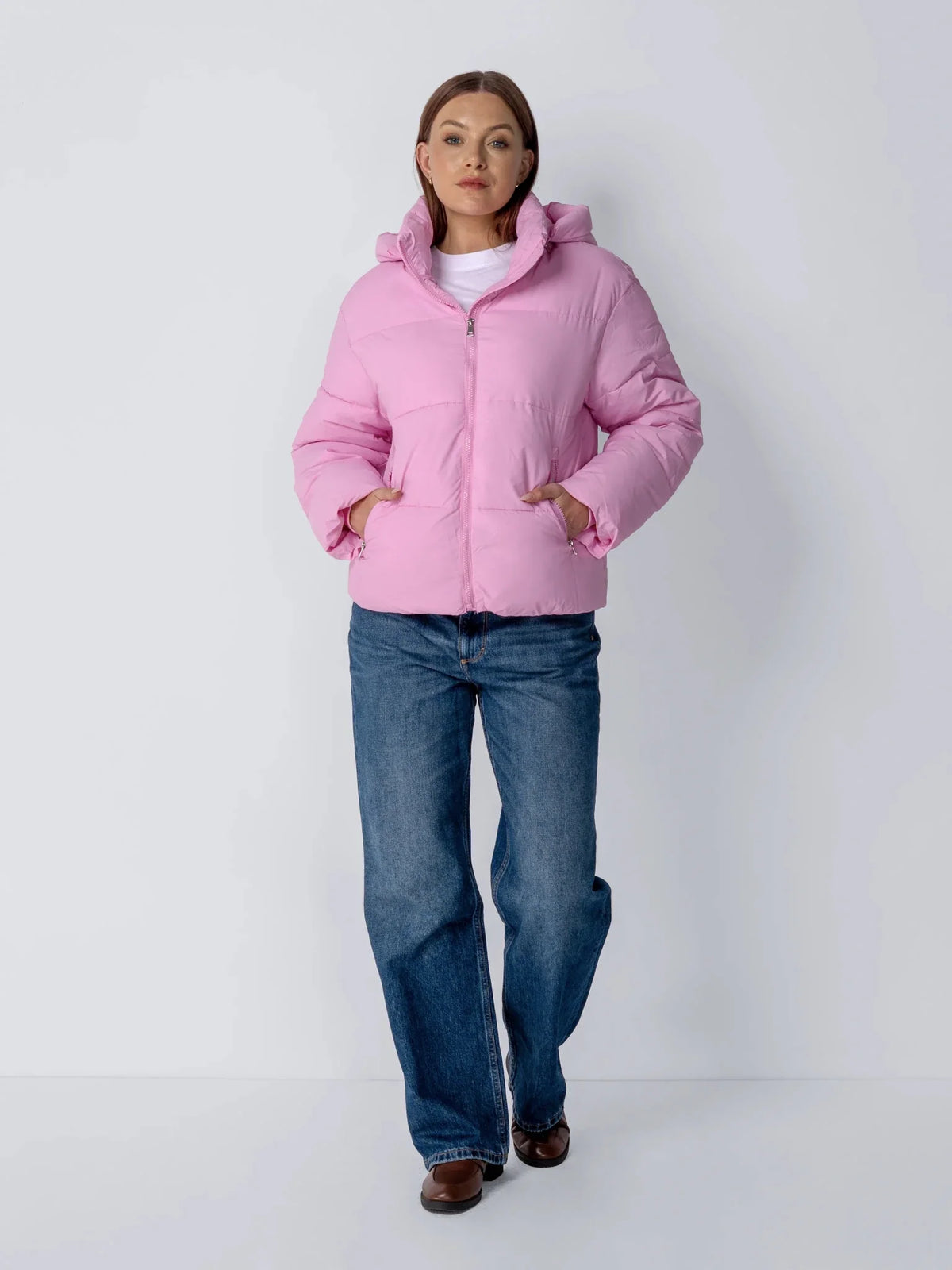 Krótka, pikowana kurtka WarmCore™ Classic z odpinanym kapturem