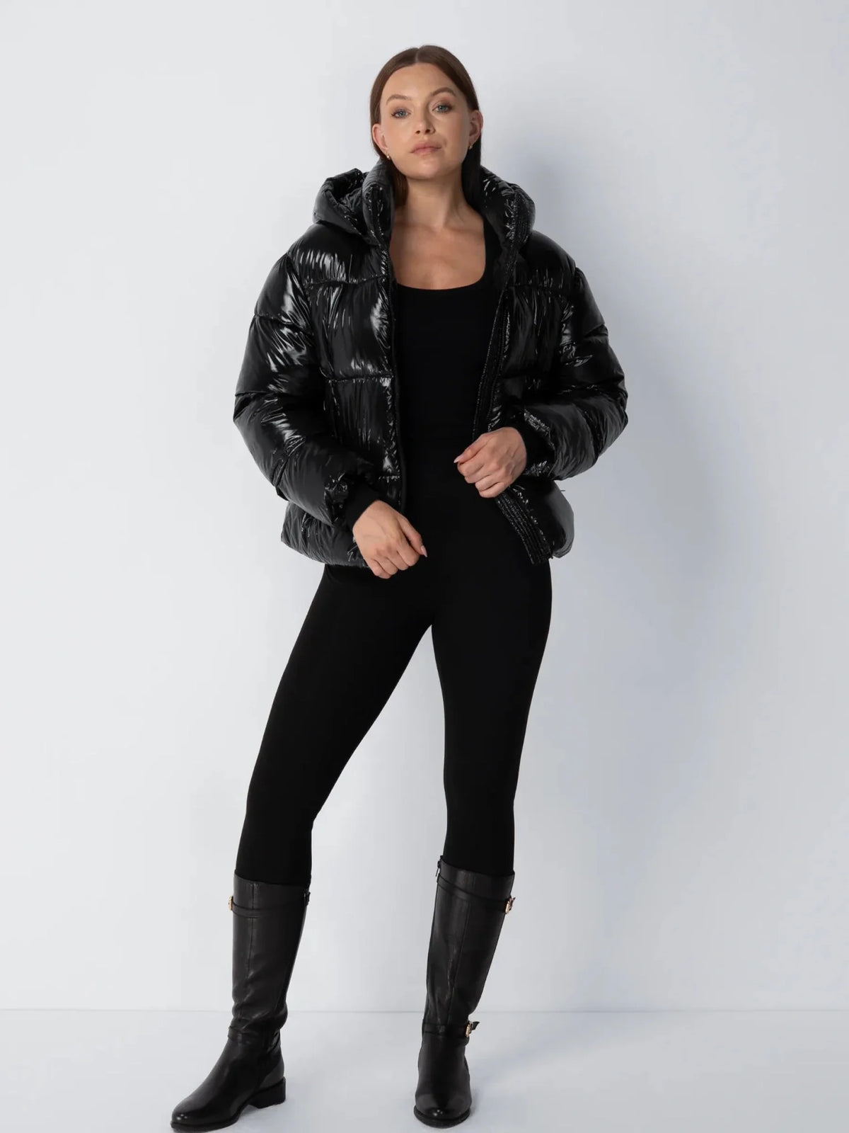 Krótka, pikowana kurtka WarmCore™ Classic z odpinanym kapturem